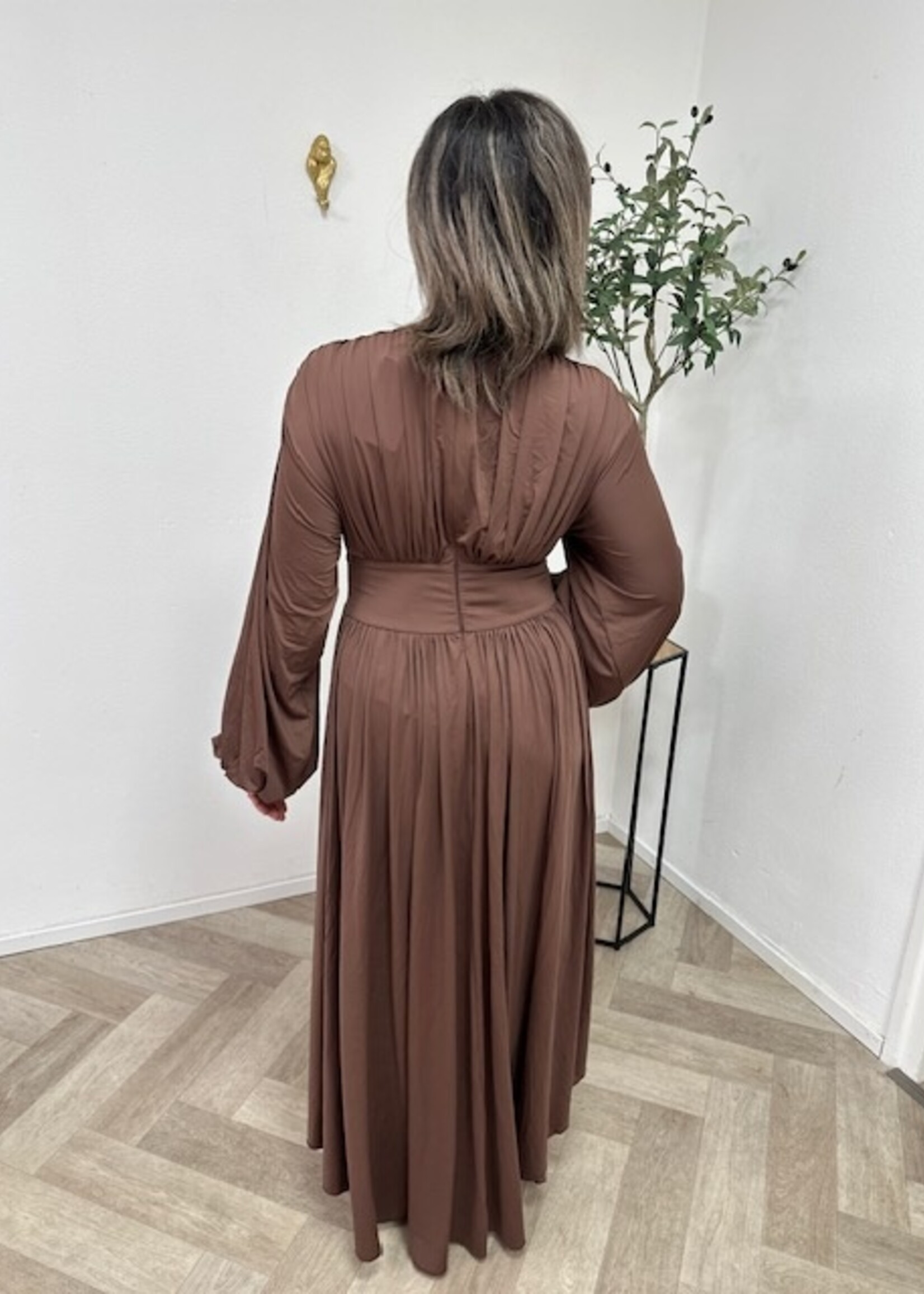 Elegant Flowy Midi Jurk