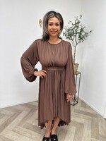 Elegant Flowy Midi Jurk