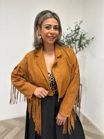 Suedine  Western Fringe Jacket
