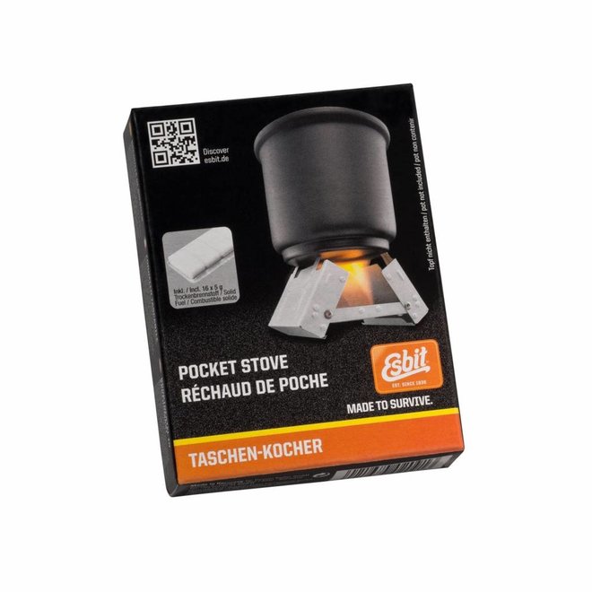 Pocket stove S + Solid Fuel 16x5 Gram