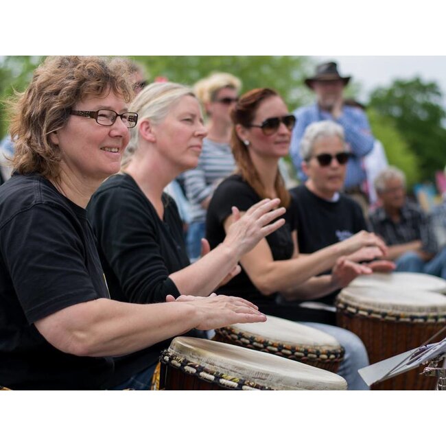 Henk Busscher Djembe les Anfänger erwachsene 10 Lektionen Kurs 10LKdj-V