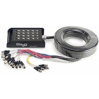 Stagg Multikabel SSB-15/16X4XH STAGEBOX 16 XLR F/4 XLR M - 15M