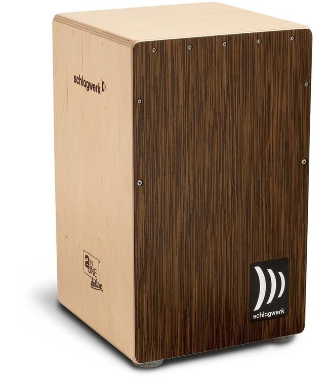 Schlagwerk Cajon CP430 2inOne de Luxe voorblad wengé