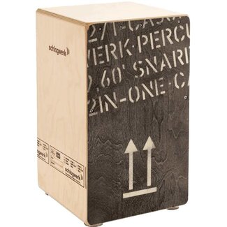 Schlagwerk Cajon CP404BLK 2inOne Black Edition