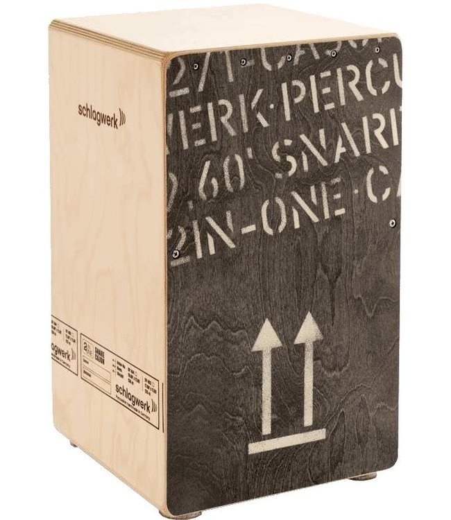 Schlagwerk Cajon CP404BLK 2inOne Black Edition