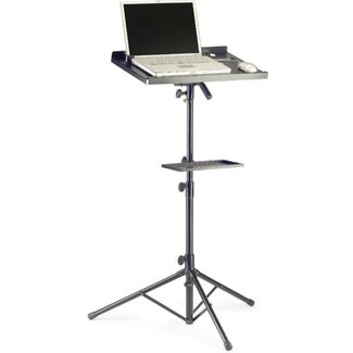 Stagg COS10BK Laptopständer mit zusätzlichen Blatt