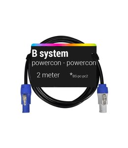 B System 2m Powercon - Powercon voedingskabel 2 meter