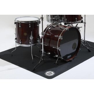 DRUMnBase Rubber Stage drummat 180 x 140cm black