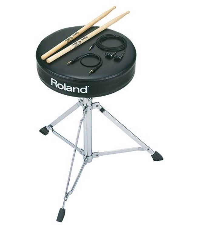 Roland DAP-1 drumkruk, inears, drumstokken, kabel mini st