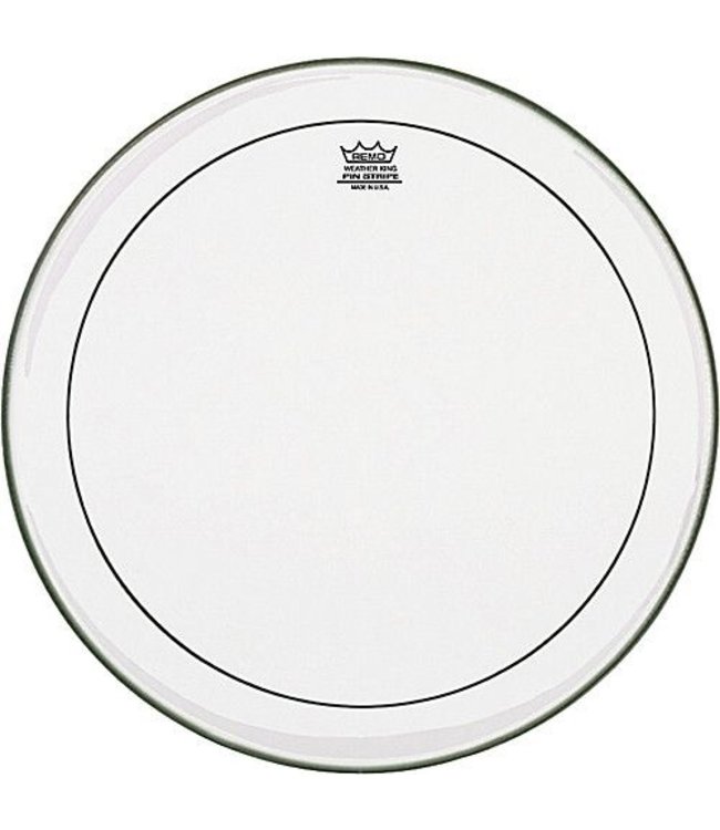 REMO  PS-1324-00 Clear Pinstripe 24 inch, 24 "bass drum skin