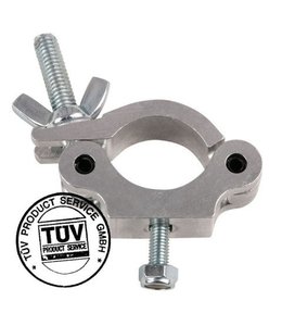 Showtec 50mm Halbkupplung Slimline SWL: 300 kg TÜV-Zertifizierung, Metall 70480