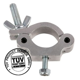 Showtec 50mm Half Coupler Slimline SWL: 300 kg TUV certification, Metal 70480