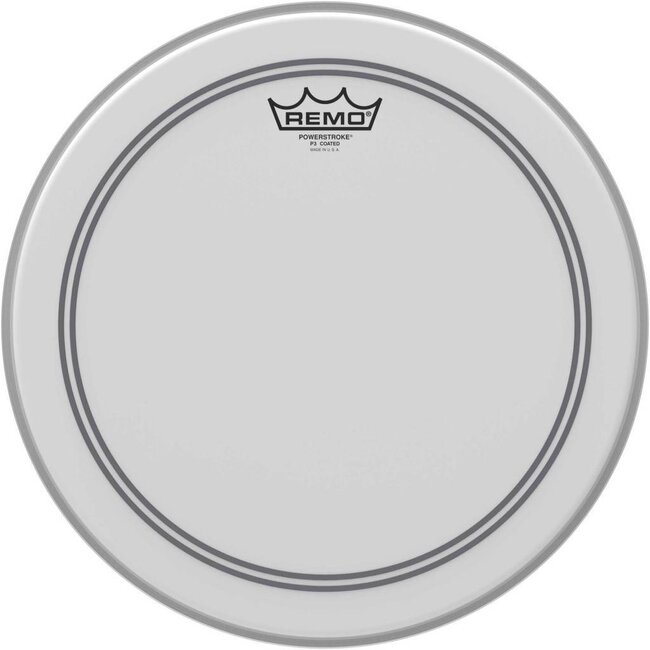 REMO P3-0106-BP Powerstroke 3 coated ruw wit 6" tom vel