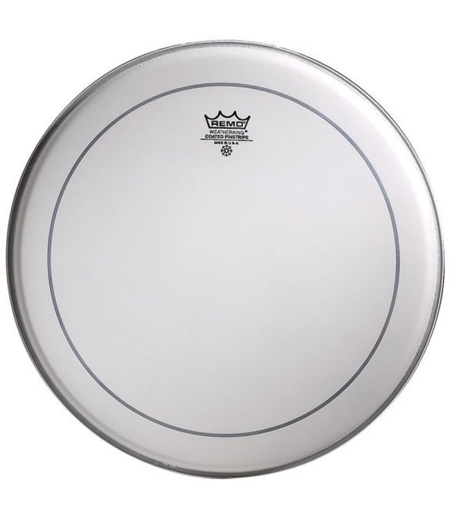 REMO  PS-0114-00 Pinstripe 14 inch rough coated white tom, snare drum and floor tom
