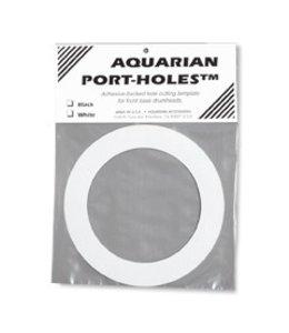 Aquarian Port-Hole 5", voor Bassdrum, white, resonant side