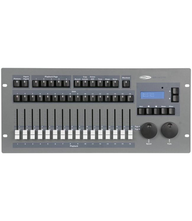 Showtec  SM-16/2 32 FX Channel Lighting Desk with Shape Engine 50702