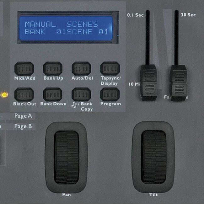 Showtec  SM-16/2 16 50 701-Kanal-Beleuchtung Schreibtisch