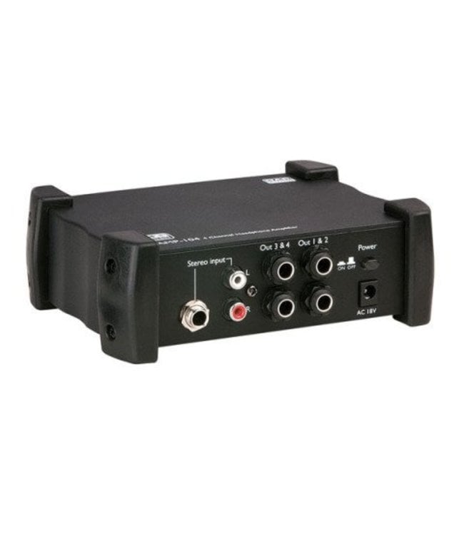 DAP AMP-104 4 Channel Headphone Amplifier koptelefoon mixer D1536