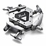 Pearl ADP-30 tomholder bracket 3-Hole Adapter