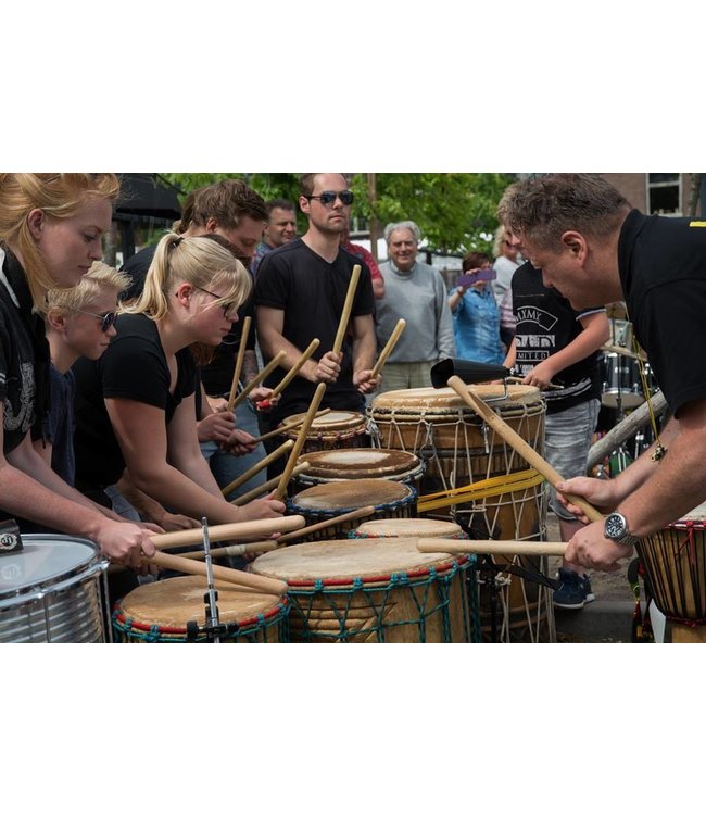 Henk Busscher Djembegroep les  Flex 10lessenkaart losse lessen Flexibele planning 1 jaar geldig 10lk