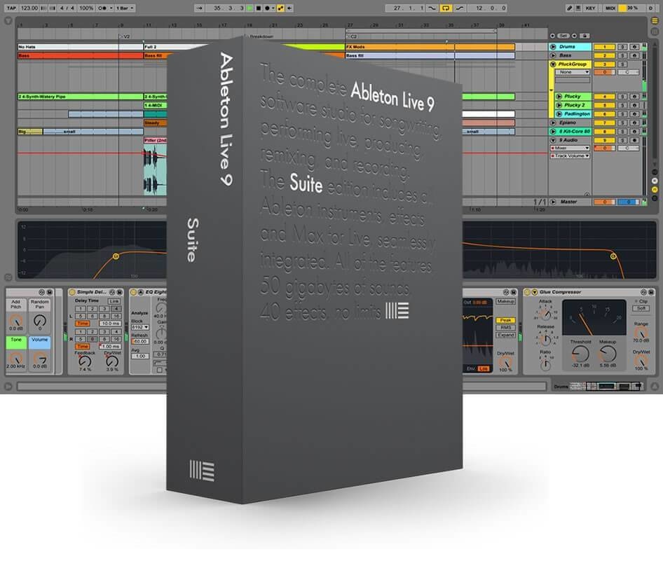 ABLETON LIVE 9, SUITE, 86972,Upgrade from Live LITE, download