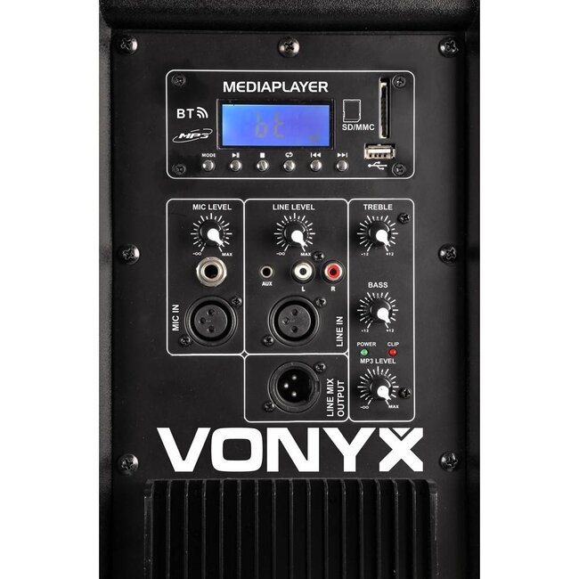 VONYX  AP215ABT Active Speaker 2x 15 "1200W