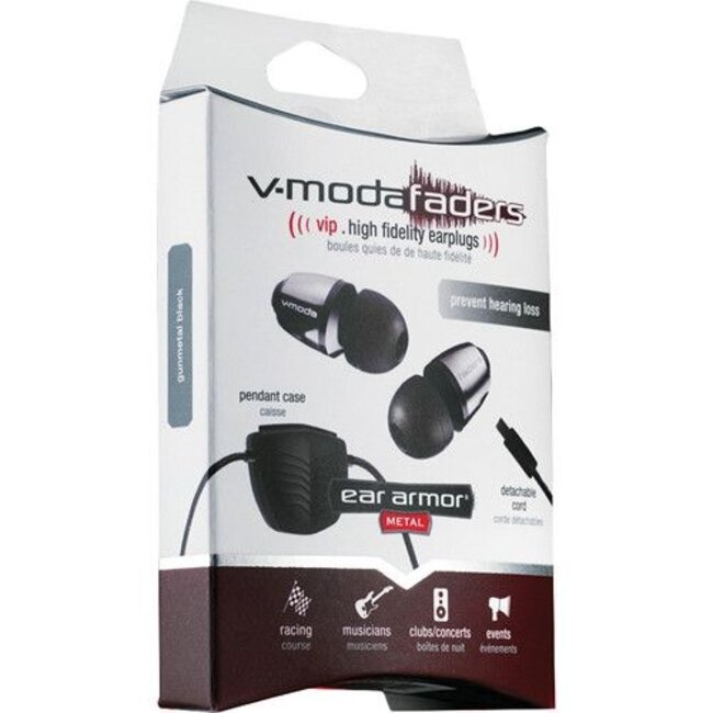 V-MODA EA-VFD-GM faders gunblack Gehörschutz