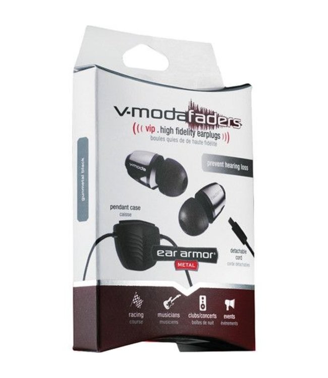 V-MODA EA-VFD-GM faders gunblack Gehörschutz