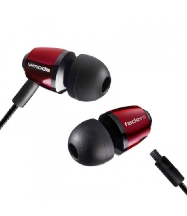 V-MODA  EA-VFD-RD faders Vip electro rouge - red Gehörschutz
