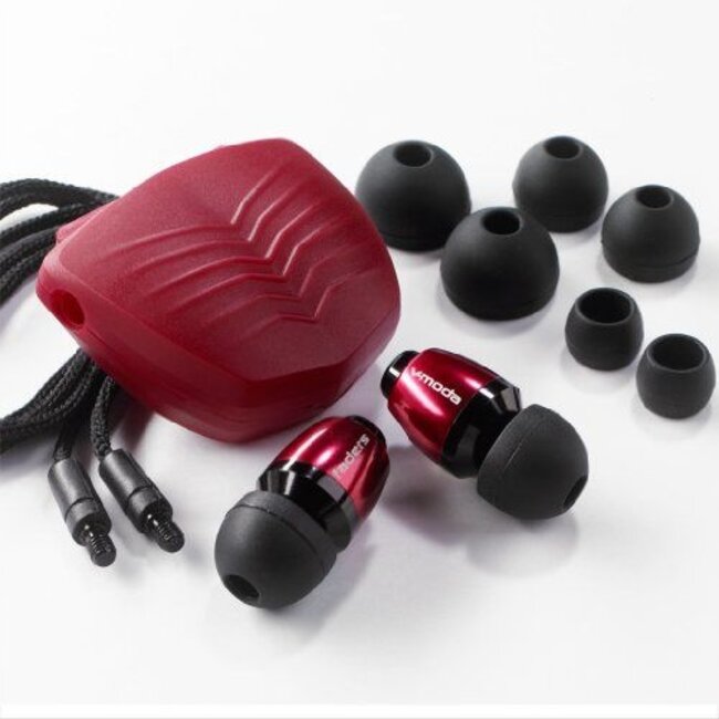 V-MODA EA-VFD-RD faders Vip electro rouge - red gehoor bescherming