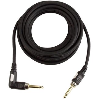 DAP FL196 ROAD GUITARCABLE STRAIGHT Ø7 MM 90°jack - jack haaks 6 meter kabel gitaar - instrument