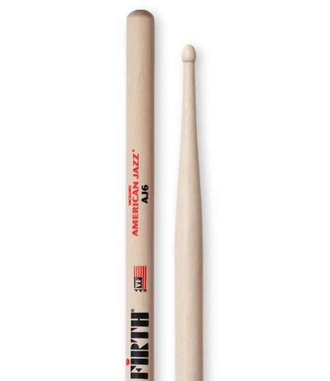 Vic Firth  AJ6 American jazz hickory drumsticks