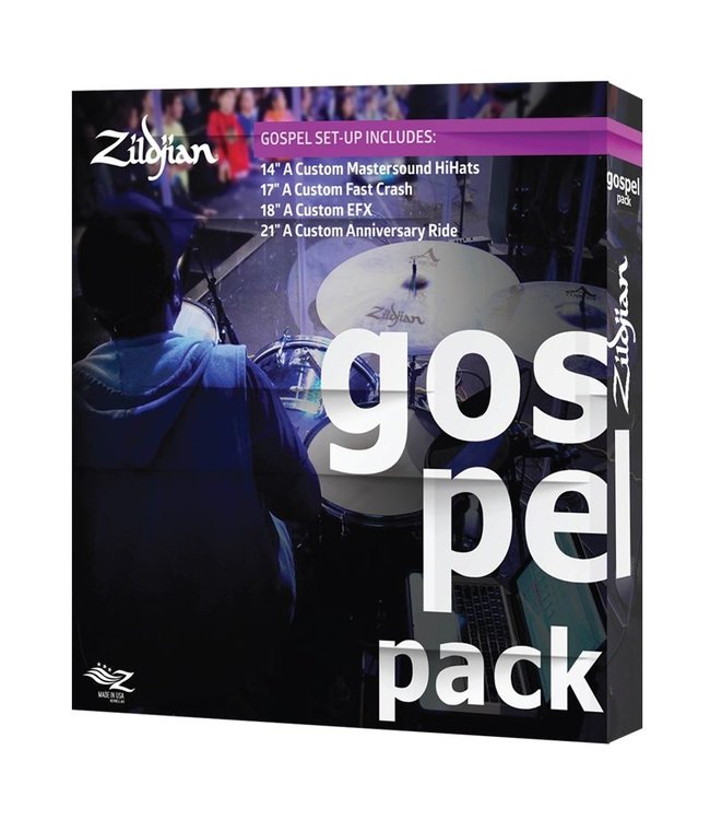 Zildjian Cymbal set, A Custom Gospel Pack AC801G