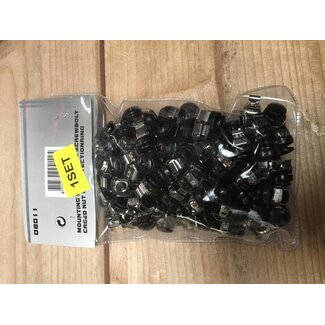 DAP Mounting Set 100 x Screwbolt, nut and protectionring D8011