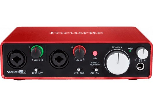 Focusrite Scarlett 2i2 3rd Gen audio interface - Busscherdrums