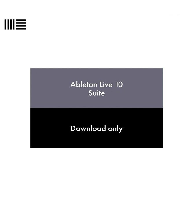 Ableton LIVE 10 SUITE EDU download 88177  educational