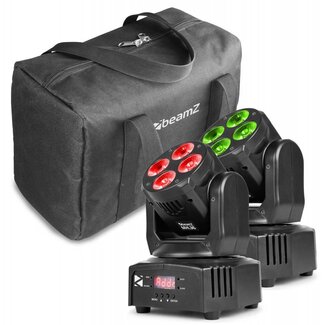 BeamZ MHL36 Moving head set of 2 in bag