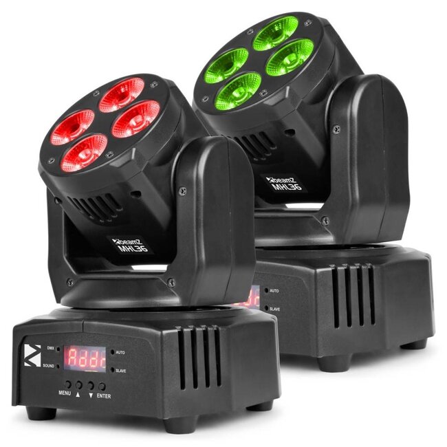 BeamZ MHL36 Moving head set of 2 in bag
