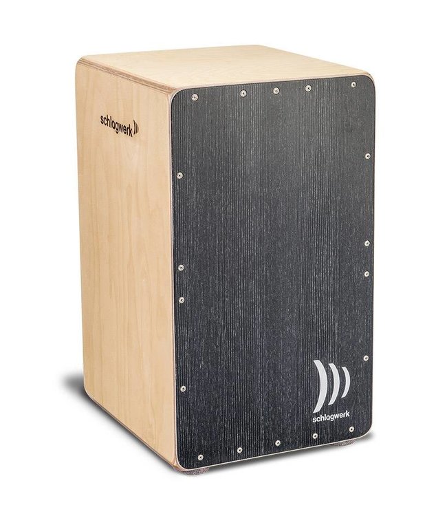 Schlagwerk CP5003 Schwarz Silber Cajon