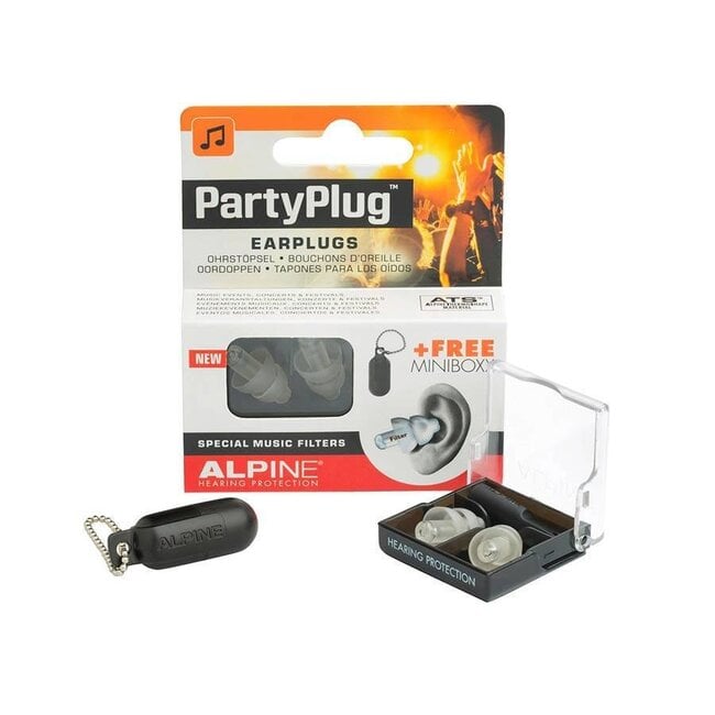 Alpine Partyplug  oordoppen gehoorbescherming ALP-PP/TP