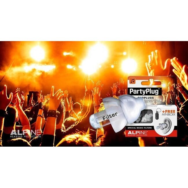 Alpine Partyplug  oordoppen gehoorbescherming ALP-PP/TP
