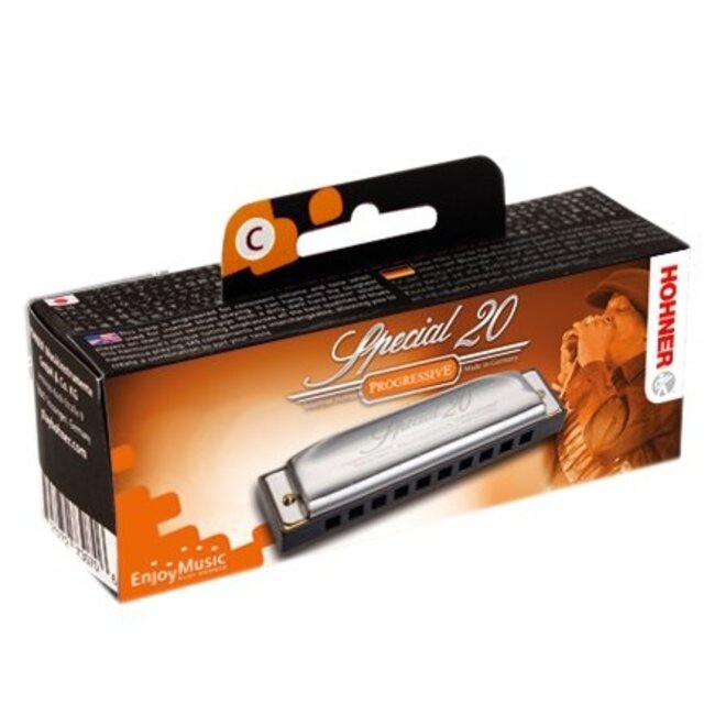 Hohner Mondharmonica, Special 20 Progressive, C, kleine doos  M560017
