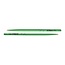 Zildjian 5AACDGG Drumsticks, Hickory Wood Tip 5A Acorn, neon green