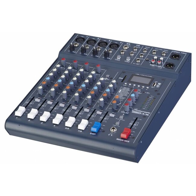 Studiomaster CLUB XS8+ 6 CH 8 IN MIXER+FX FOOTSWITCH