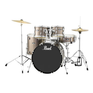 Pearl RS525SC/C707 Roadshow drumstel 5 delig Bronze Metallic drumkruk en bekkens