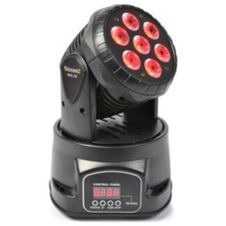 BeamZ MHL74 Mini Moving Head Wash 7x 10 watt