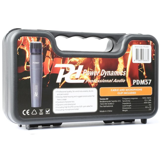 PD Power Dynamics PDM57 dynamische instrument microfoon