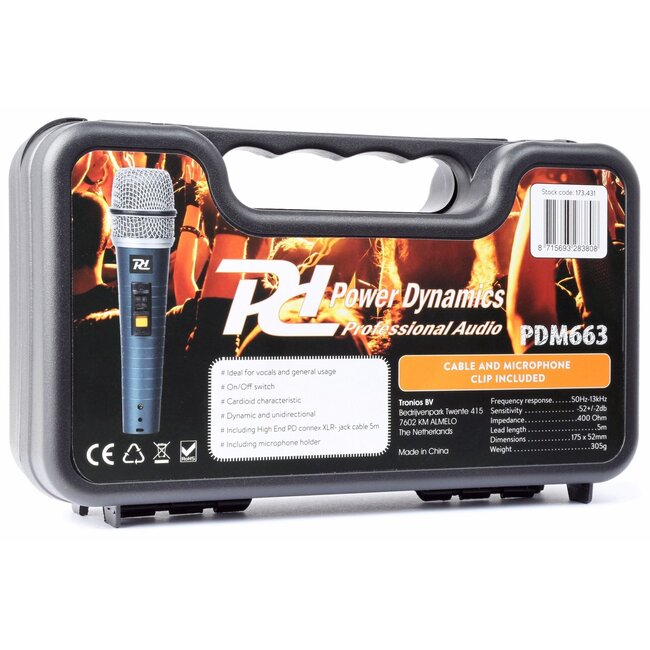 PD Power Dynamics Copy of PDM57 dynamische instrument microfoon