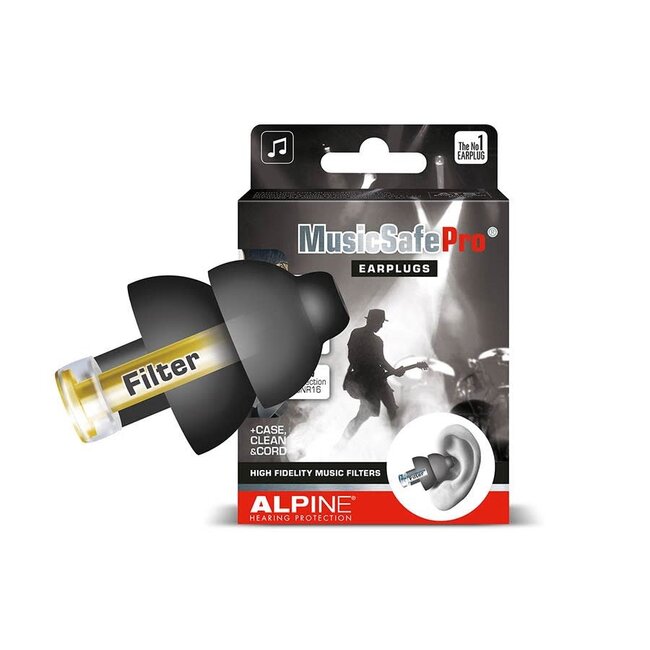 Alpine MusicSafe Pro black gehoorbescherming earplugs