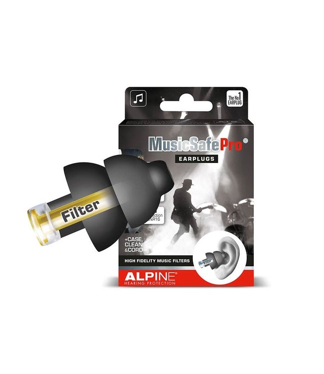 Alpine MusicSafe Pro black gehoorbescherming earplugs